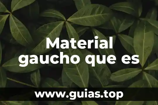 Material pp-r que es 8 Material gaucho que es