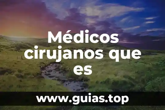 Interacción humano animal que es 5 Médicos cirujanos que es