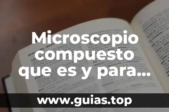 Qué es una pyme y para qué sirve 5 Microscopio compuesto que es y para que sirve