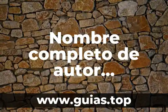 Nombre de la planta que es palmeada 4 Nombre completo de autor machover que es tfh