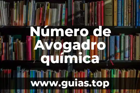 Qué es el número de habitantes por kilómetro cuadrado 6 Número de Avogadro química