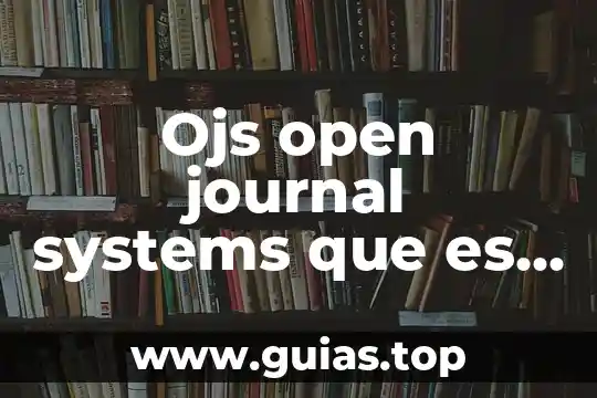 Qué es número de control del alumno EPO 129 3 Ojs open journal systems que es para que sirve