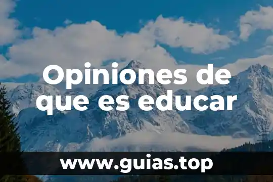 Que es el sow segun el pmbok 8 Opiniones de que es educar