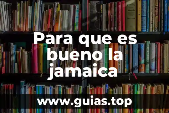 Para qué es buena agua de jamaica 4 Para que es bueno la jamaica