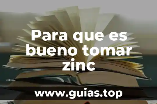 Para que es importante tomar agua cuando te enfermas 4 Para que es bueno tomar zinc