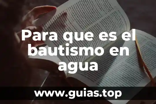 Que es la literatura romance 3 Para que es el bautismo en agua