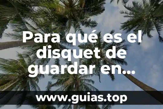 Que es un guardar en base de datos 4 Para qué es el disquet de guardar en Word