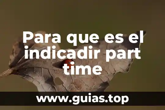 Que es time out en psicologia 5 Para que es el indicadir part time