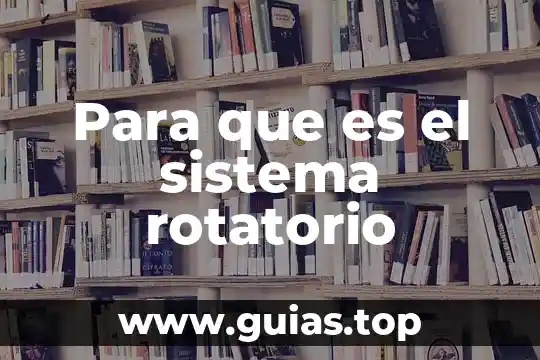 Qué es un número no geográfico 3 Para que es el sistema rotatorio