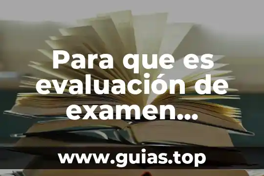 Que es un diagnostico en comunicacion 4 Para que es evaluación de examen diagnóstico