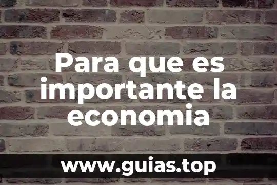 Que es agua consumida 8 Para que es importante la economia
