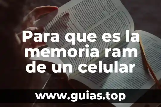 Que es memoria ram en informática y tipos 6 Para que es la memoria ram de un celular