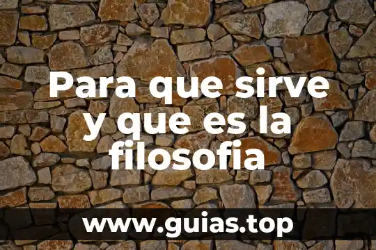 En filosofía que es mecenas 4 Para que sirve y que es la filosofia