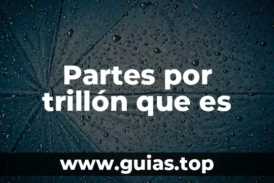 Qué es color magia y cómo se trabaja 8 Partes por trillón que es