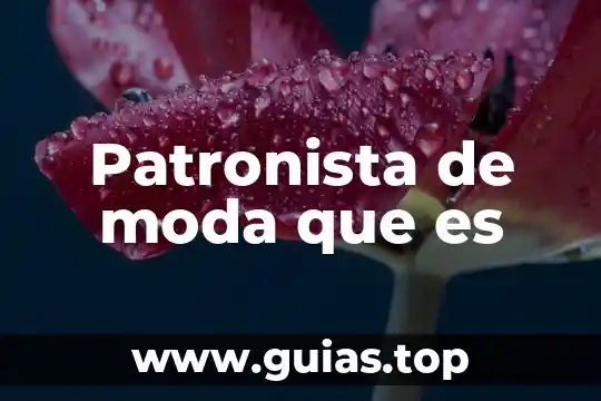 Que es la moda para mujeres 7 Patronista de moda que es