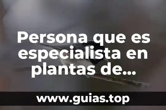 Que es un animal especialista y uno generalsita 5 Persona que es especialista en plantas de ornato