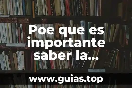 Que es el saber ser escuchado 4 Poe que es importante saber la historia de est