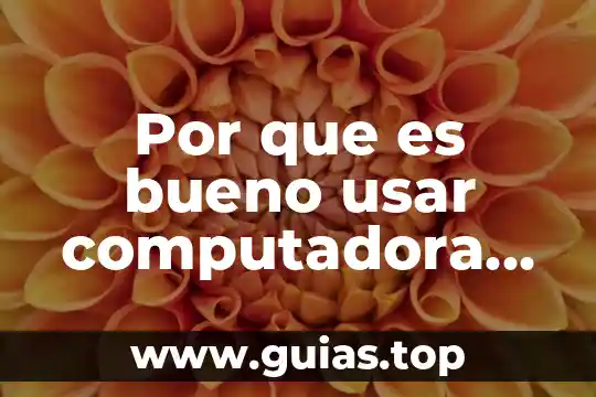 Razones por las que es correcto usar los diseños 6 Por que es bueno usar computadora de escritorio