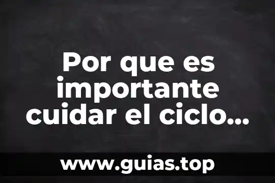 Para que es importante el acido clorhídrico para la criminalistica 5 Por que es importante cuidar el ciclo del agua