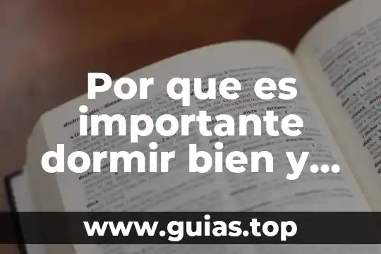 Que es bueno para poder dormir 3 Por que es importante dormir bien y las consecuencias