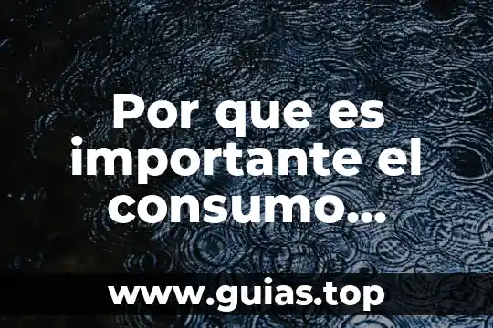 Por que es importante ser cursi 3 Por que es importante el consumo responsable