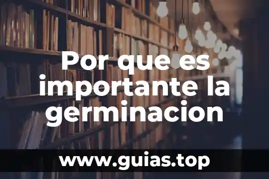 Por que es importante ser autonomo 5 Por que es importante la germinacion