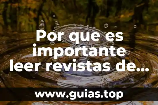 Por qué es importante habitar la Luna 7 Por que es importante leer revistas de educacion