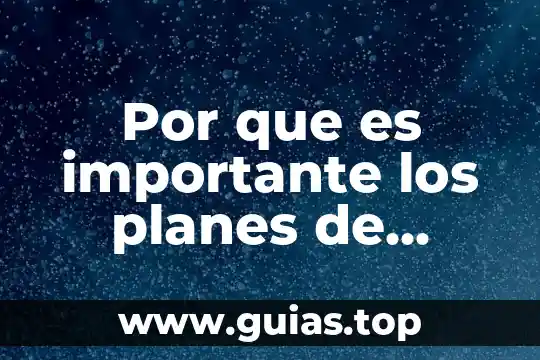 Que es educativo planes y programas 3 Por que es importante los planes de contingencia