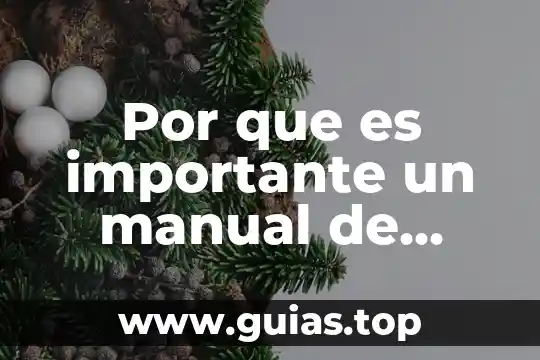 Por que es importante el culto a la verdad 7 Por que es importante un manual de mantenimiento