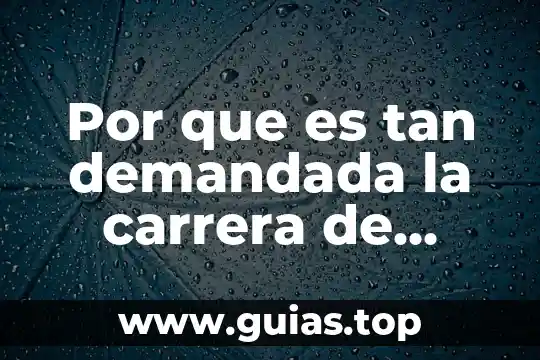 Por que es tan demandada la carrera de medicina