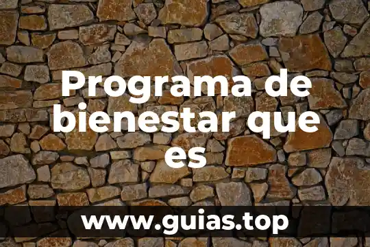 Qué es el programa malware 7 Programa de bienestar que es