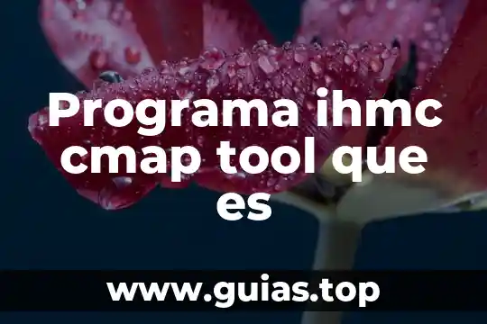 Que es la iso y tipos 7 Programa ihmc cmap tool que es