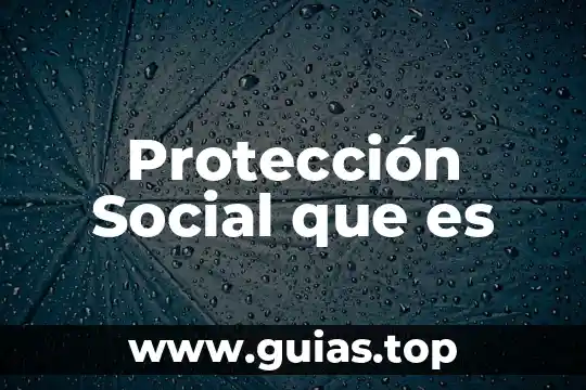 Que es el pensamiento social 8 Protección Social que es