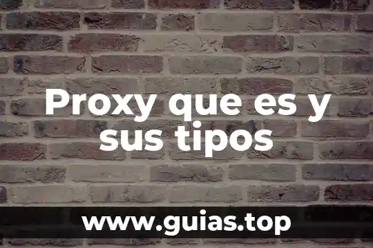 Que es un recurso y tipos de recursos 7 Proxy que es y sus tipos