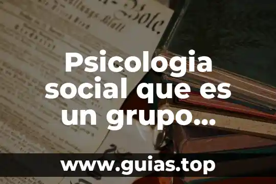 Qué es apoyo social percibido psicología 5 Psicologia social que es un grupo redalyc