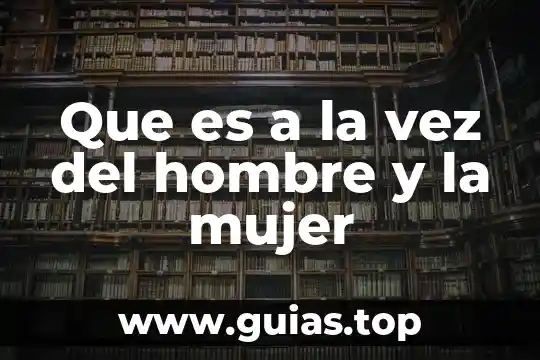 Saber que es infiel una mujer 5 Que es a la vez del hombre y la mujer
