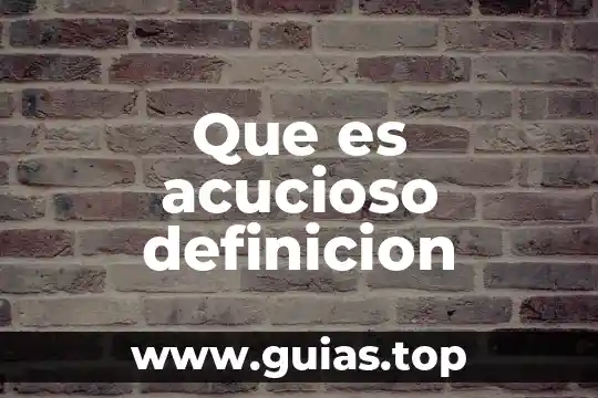 Que es ser cosplayer 6 Que es acucioso definicion