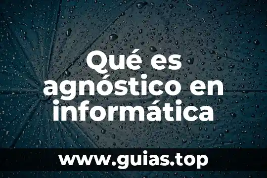 Que es ser lider autoritario 8 Qué es agnóstico en informática