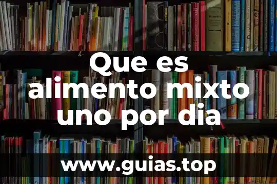 Qué es un número mixto definición 3 Que es alimento mixto uno por dia
