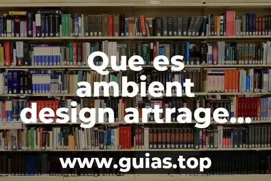 Qué es el concepto de volt 4 Que es ambient design artrage español