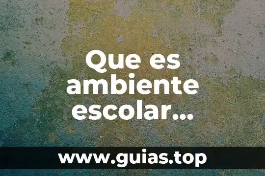 Que es top en el ambiente gay 8 Que es ambiente escolar inclusivo