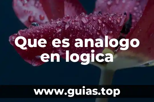 Que es el got en analisis de sangre 7 Que es analogo en logica