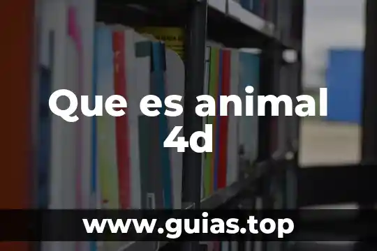 Que es una habitat animal 4 Que es animal 4d