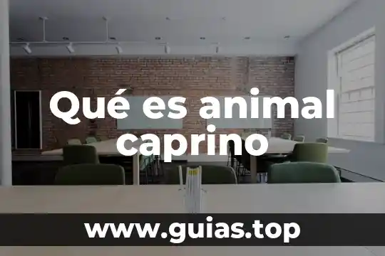 Que es animal zoofilia 3 Qué es animal caprino