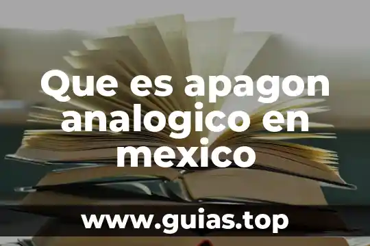 Que es una señal analogico en redes 3 Que es apagon analogico en mexico