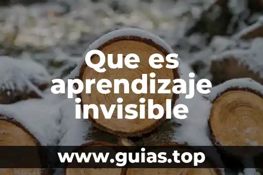 Que es el aprendizaje por inmersion 5 Que es aprendizaje invisible