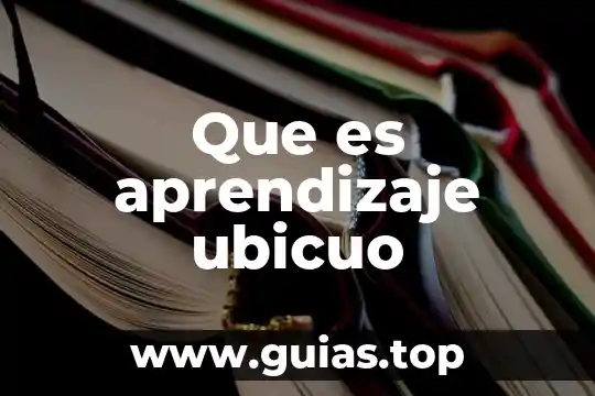 Que es el andamiaje en el aprendizaje 3 Que es aprendizaje ubicuo
