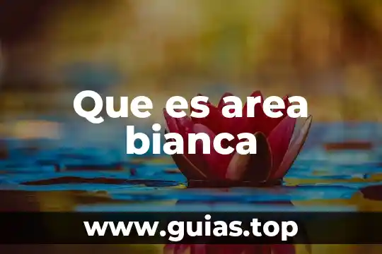 Qué es la area de brown a 4 Que es area bianca