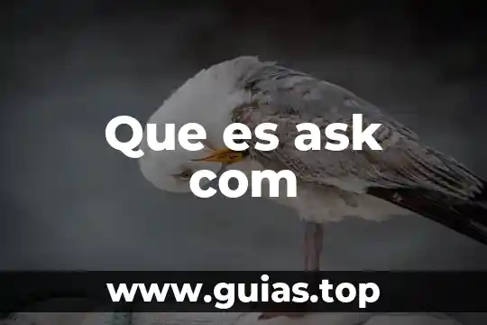 Que es ask com