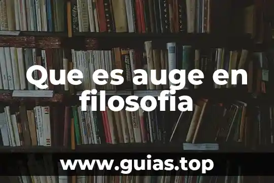 Qué es oligofrenia en filosofía 3 Que es auge en filosofia